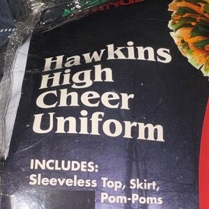 Green and White Cheerleader Costume